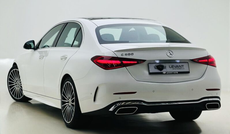 MERCEDES C200 PREMIUM PLUS / 2024 / GCC/ LOW MILEAGE / UNDER WARRANTY AND SERVICE PACKAGE full